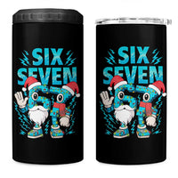 67 Six Seven Christmas 4 in 1 Can Cooler Tumbler Funny Italian Brainrot Meme - Wonder Print Shop