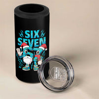 67 Six Seven Christmas 4 in 1 Can Cooler Tumbler Funny Italian Brainrot Meme - Wonder Print Shop