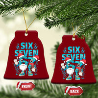 67 Six Seven Christmas Ceramic Ornament Funny Italian Brainrot Meme - Wonder Print Shop