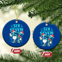 67 Six Seven Christmas Ceramic Ornament Funny Italian Brainrot Meme - Wonder Print Shop