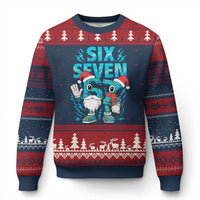 67 Six Seven Xmas Ugly Christmas Sweater Funny Italian Brainrot Meme - Wonder Print Shop