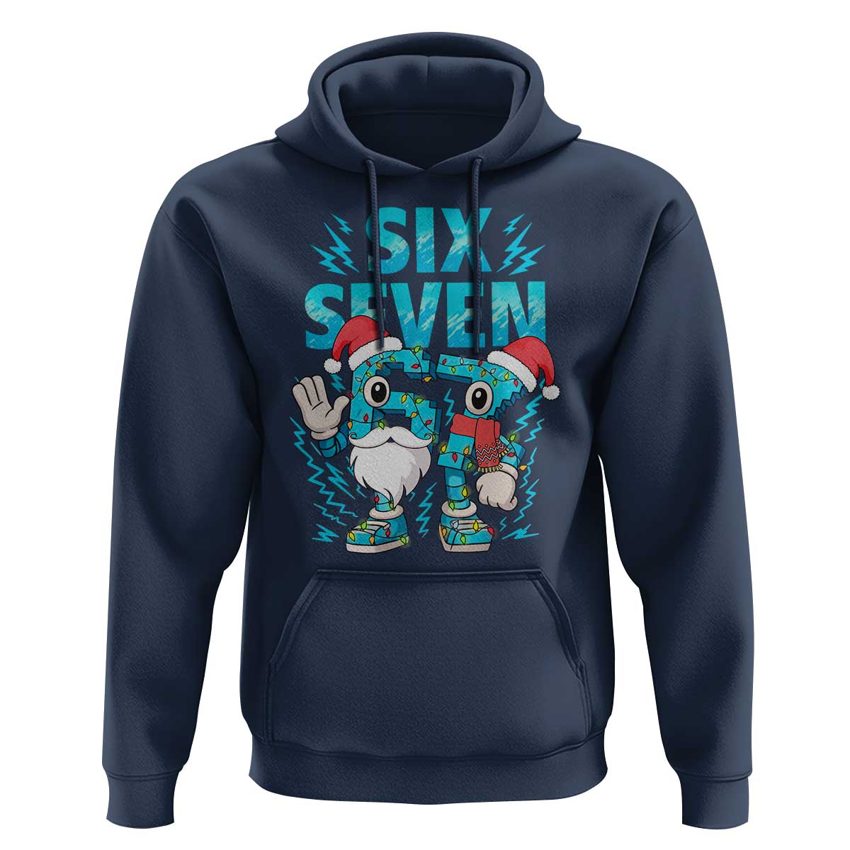 67 Six Seven Christmas Hoodie Funny Italian Brainrot Meme - Wonder Print Shop
