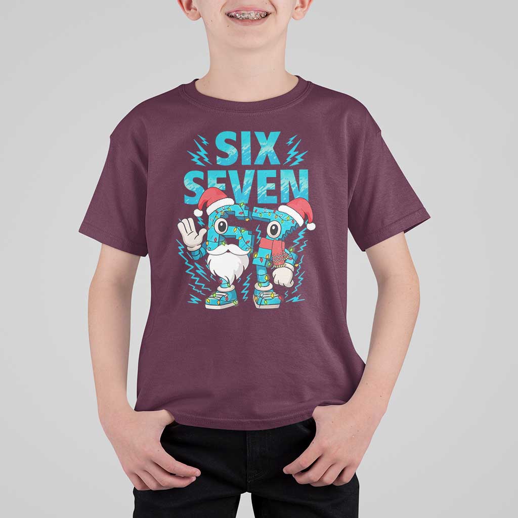 67 Six Seven Christmas T Shirt For Kid Funny Italian Brainrot Meme - Wonder Print Shop