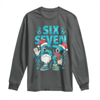 67 Six Seven Christmas Long Sleeve Shirt Funny Italian Brainrot Meme - Wonder Print Shop