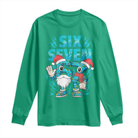67 Six Seven Christmas Long Sleeve Shirt Funny Italian Brainrot Meme - Wonder Print Shop