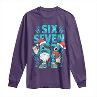 67 Six Seven Christmas Long Sleeve Shirt Funny Italian Brainrot Meme - Wonder Print Shop