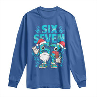 67 Six Seven Christmas Long Sleeve Shirt Funny Italian Brainrot Meme - Wonder Print Shop