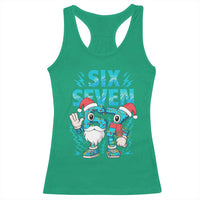 67 Six Seven Christmas Racerback Tank Top Funny Italian Brainrot Meme - Wonder Print Shop