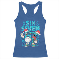 67 Six Seven Christmas Racerback Tank Top Funny Italian Brainrot Meme - Wonder Print Shop