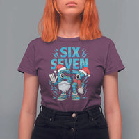 67 Six Seven Christmas T Shirt For Women Funny Italian Brainrot Meme - Wonder Print Shop