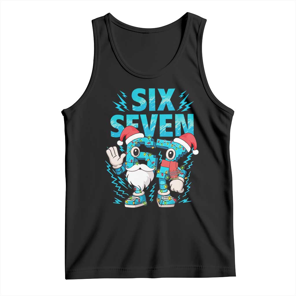 67 Six Seven Christmas Tank Top Funny Italian Brainrot Meme - Wonder Print Shop