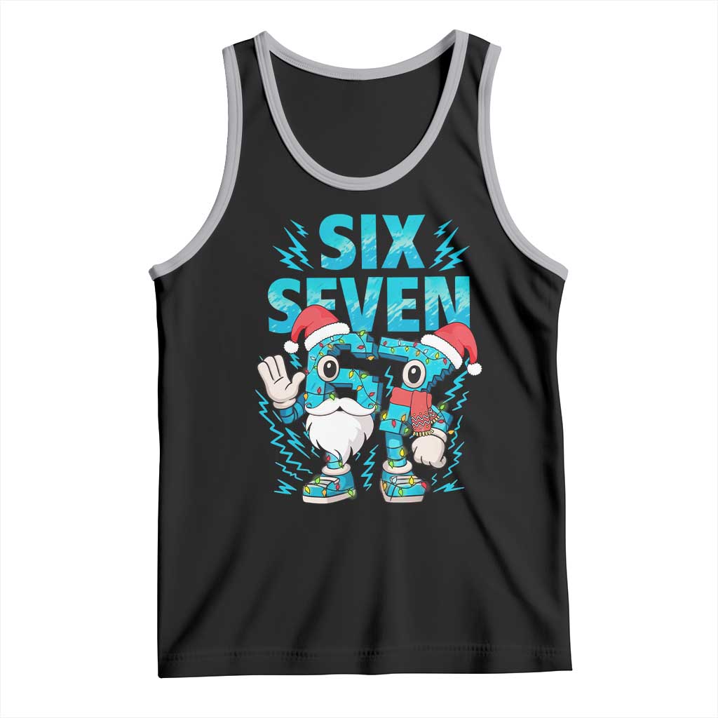 67 Six Seven Christmas Tank Top Funny Italian Brainrot Meme - Wonder Print Shop