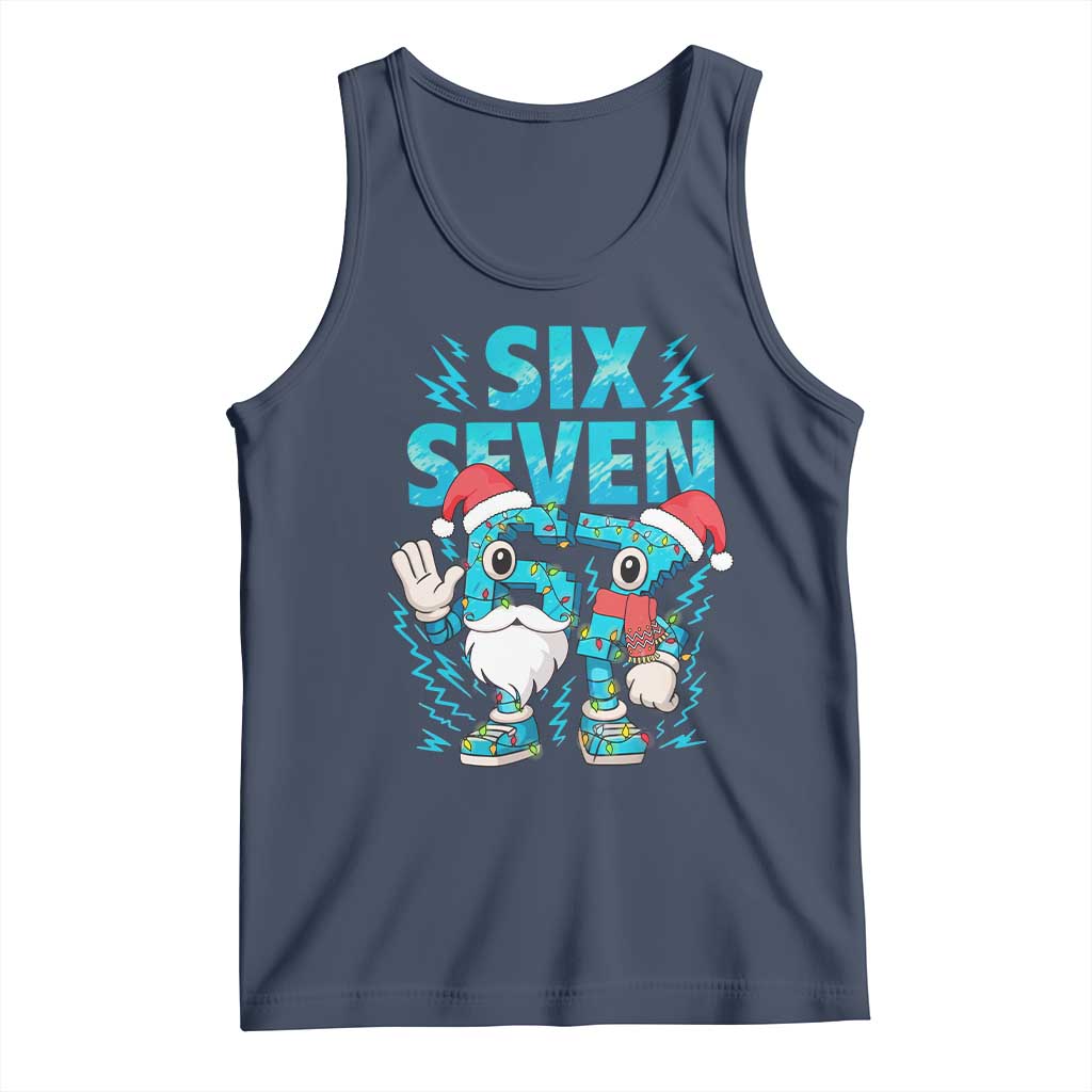 67 Six Seven Christmas Tank Top Funny Italian Brainrot Meme - Wonder Print Shop