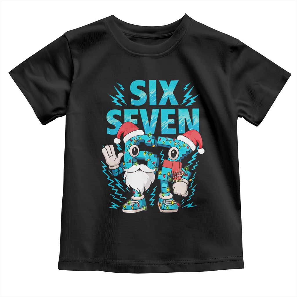 67 Six Seven Christmas Toddler T Shirt Funny Italian Brainrot Meme - Wonder Print Shop