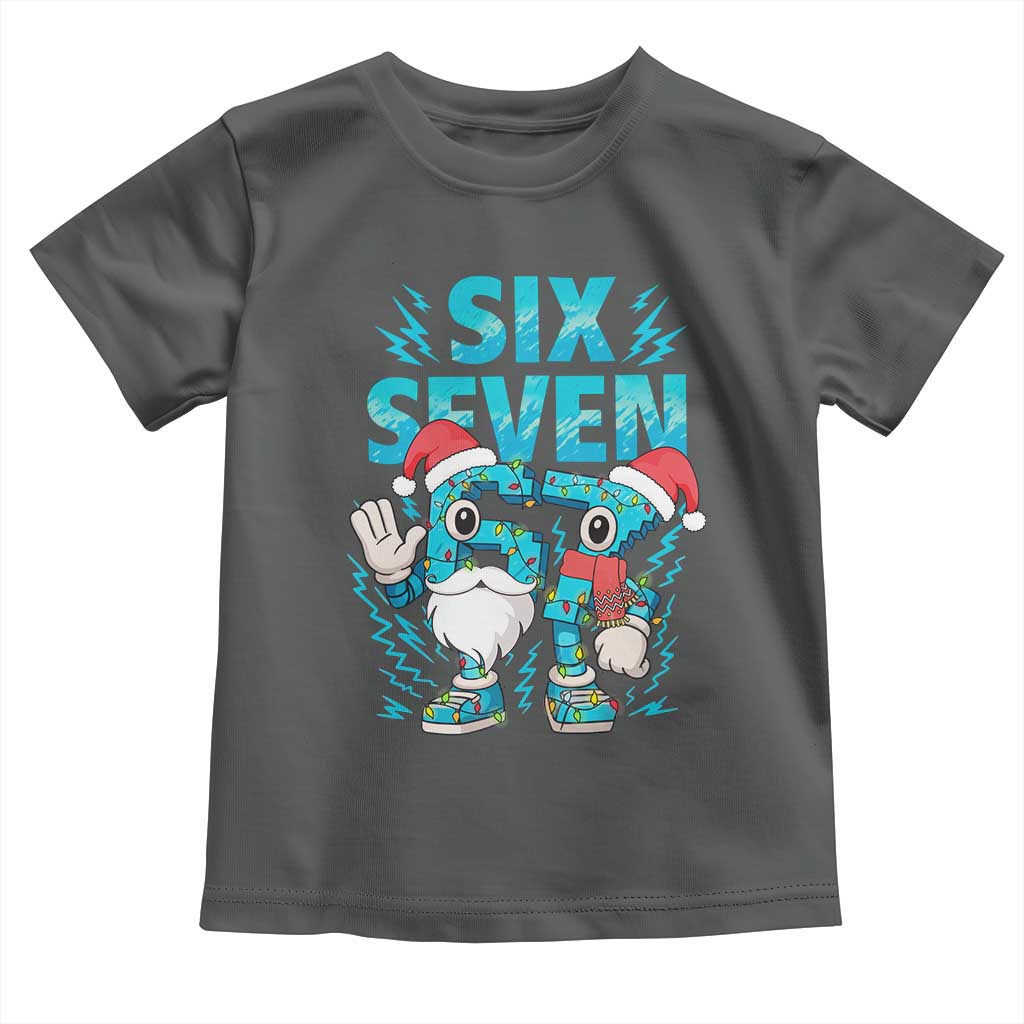 67 Six Seven Christmas Toddler T Shirt Funny Italian Brainrot Meme - Wonder Print Shop