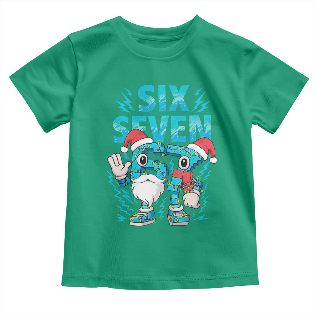 67 Six Seven Christmas Toddler T Shirt Funny Italian Brainrot Meme - Wonder Print Shop