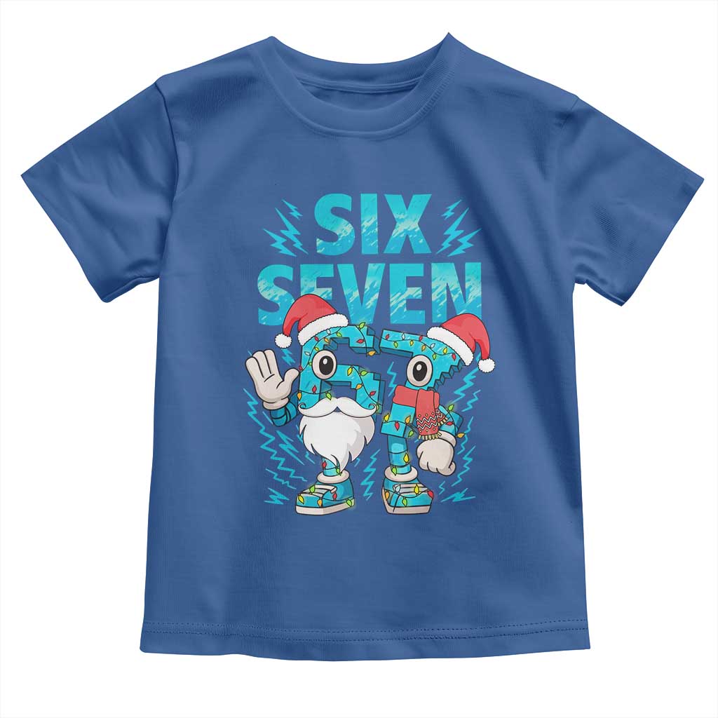 67 Six Seven Christmas Toddler T Shirt Funny Italian Brainrot Meme - Wonder Print Shop
