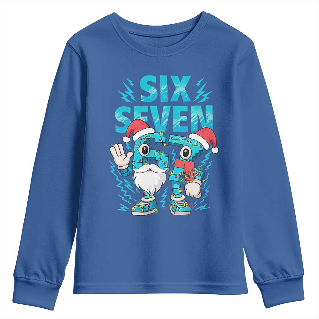 67 Six Seven Christmas Youth Sweatshirt Funny Italian Brainrot Meme - Wonder Print Shop