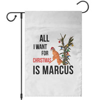 Marcus The Worm Robert Meme Garden Flag All I Want For Christmas Is Marcus - Wonder Print Shop