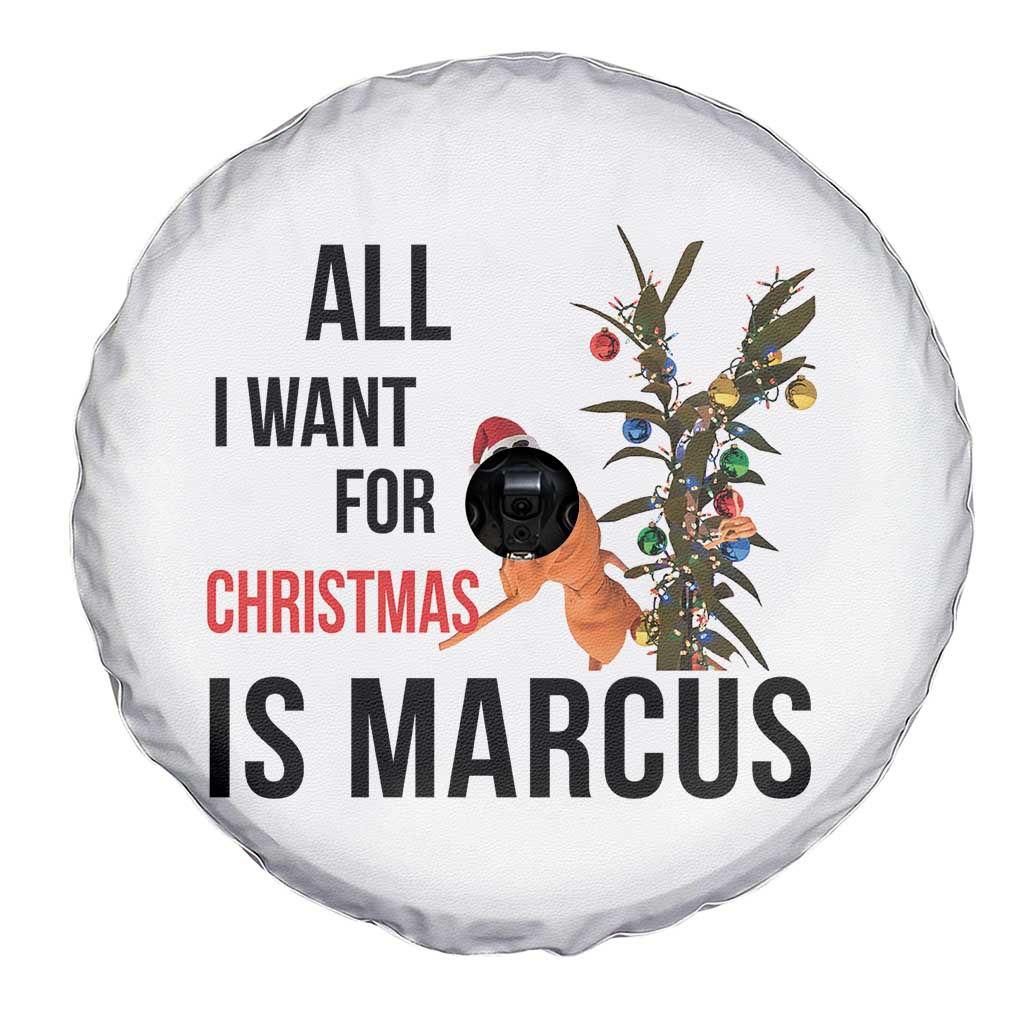 Marcus The Worm Robert Meme Spare Tire Cover All I Want For Christmas Is Marcus - Wonder Print Shop
