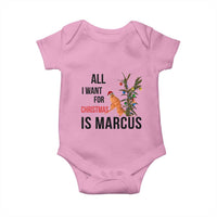 Marcus The Worm Robert Meme Baby Onesie All I Want For Christmas Is Marcus - Wonder Print Shop