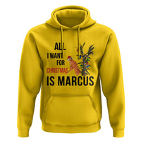 Marcus The Worm Robert Meme Hoodie All I Want For Christmas Is Marcus - Wonder Print Shop