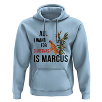Marcus The Worm Robert Meme Hoodie All I Want For Christmas Is Marcus - Wonder Print Shop