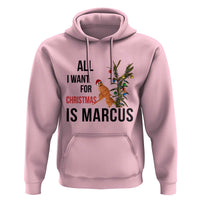 Marcus The Worm Robert Meme Hoodie All I Want For Christmas Is Marcus - Wonder Print Shop