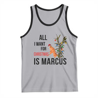 Marcus The Worm Robert Meme Tank Top All I Want For Christmas Is Marcus - Wonder Print Shop