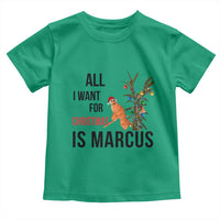 Marcus The Worm Robert Meme Toddler T Shirt All I Want For Christmas Is Marcus - Wonder Print Shop