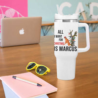 Marcus The Worm Robert Meme Tumbler With Handle All I Want For Christmas Is Marcus - Wonder Print Shop