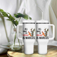 Marcus The Worm Robert Meme Tumbler With Handle All I Want For Christmas Is Marcus - Wonder Print Shop