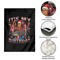 Italian Brainrot Christmas Meme Garden Flag It Is My Birthday - Wonder Print Shop