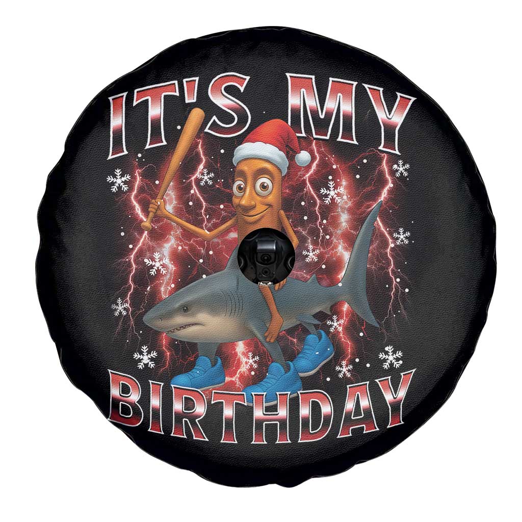 Italian Brainrot Christmas Meme Spare Tire Cover It Is My Birthday - Wonder Print Shop