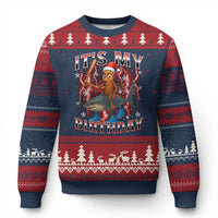 Italian Brainrot Xmas Meme Ugly Christmas Sweater It Is My Birthday - Wonder Print Shop