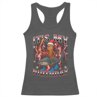 Italian Brainrot Christmas Meme Racerback Tank Top It Is My Birthday - Wonder Print Shop