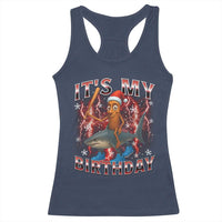 Italian Brainrot Christmas Meme Racerback Tank Top It Is My Birthday - Wonder Print Shop