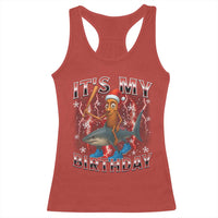 Italian Brainrot Christmas Meme Racerback Tank Top It Is My Birthday - Wonder Print Shop