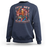 Italian Brainrot Christmas Meme Sweatshirt It Is My Birthday - Wonder Print Shop