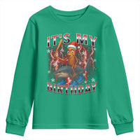 Italian Brainrot Christmas Meme Youth Sweatshirt It Is My Birthday - Wonder Print Shop