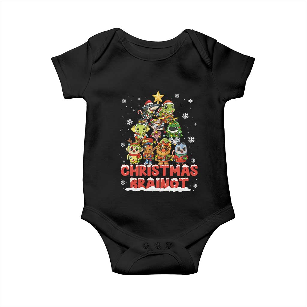 Italian Brainrot Christmas Tree Meme Baby Onesie - Wonder Print Shop