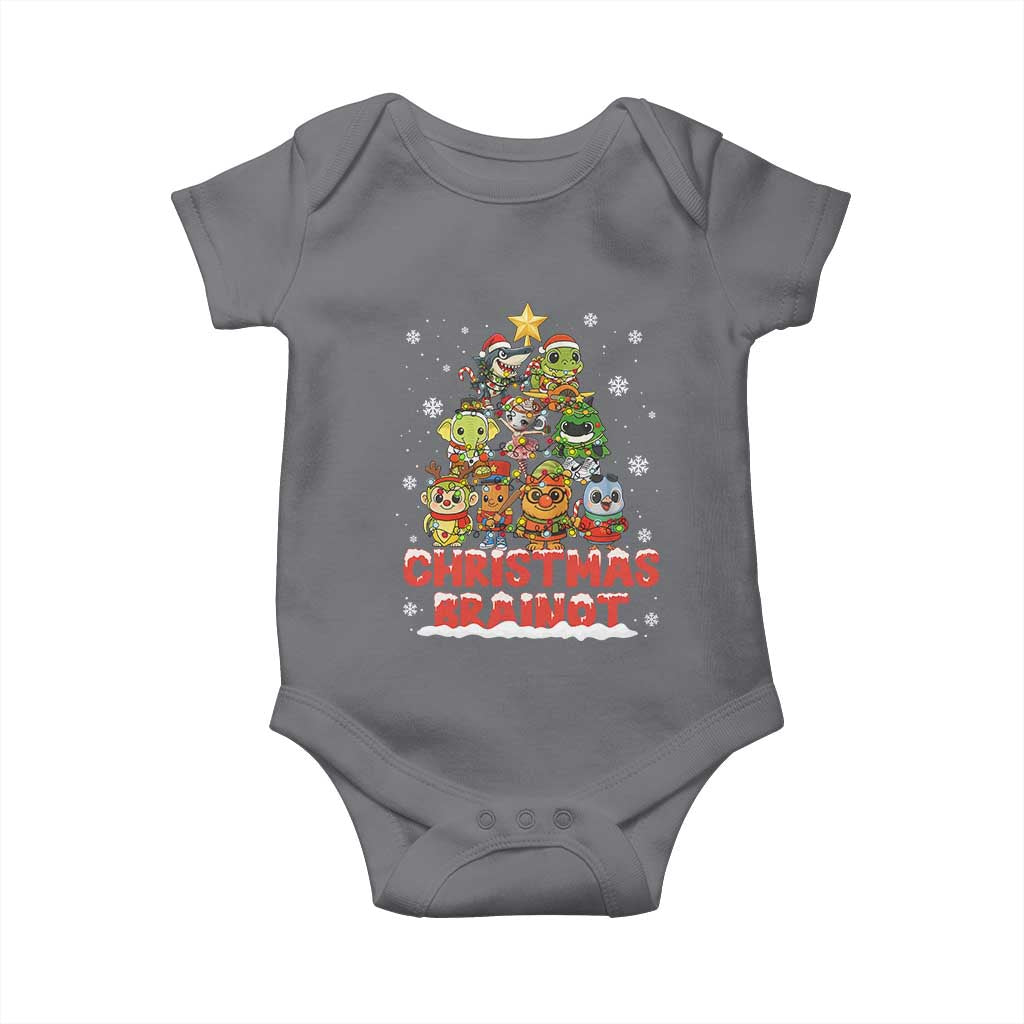 Italian Brainrot Christmas Tree Meme Baby Onesie - Wonder Print Shop