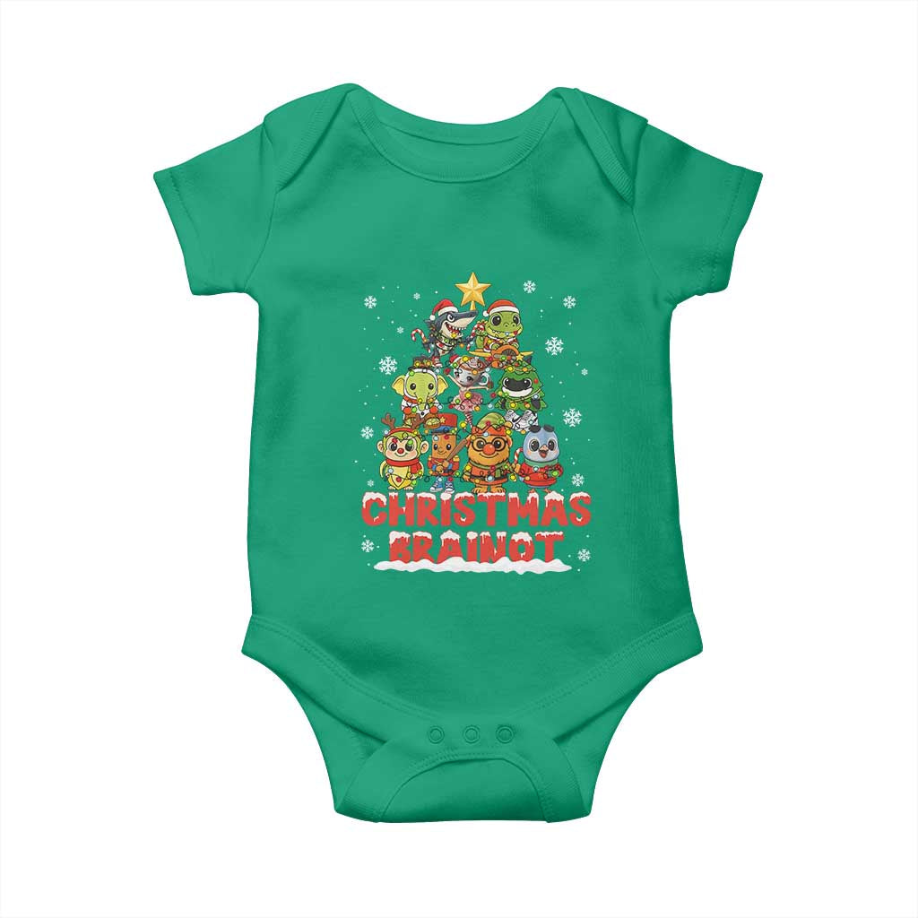 Italian Brainrot Christmas Tree Meme Baby Onesie - Wonder Print Shop