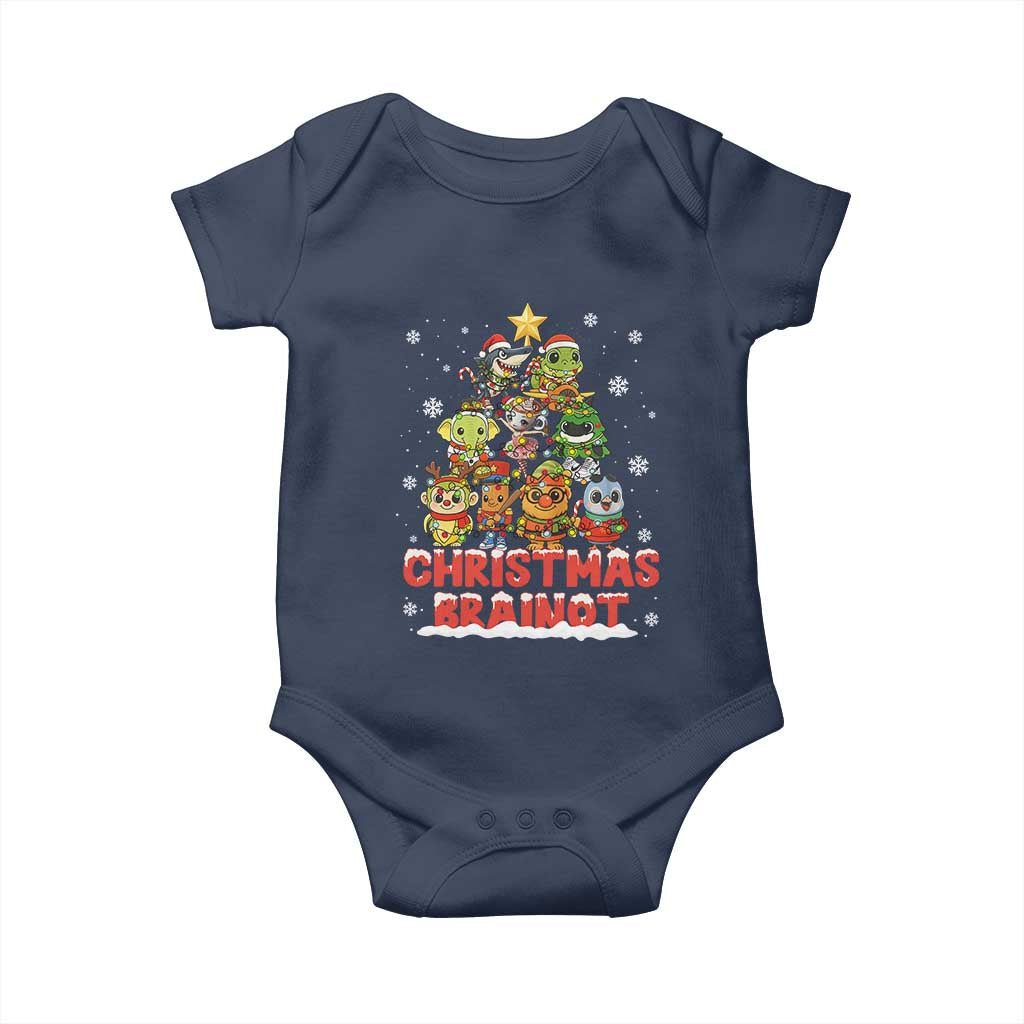 Italian Brainrot Christmas Tree Meme Baby Onesie - Wonder Print Shop