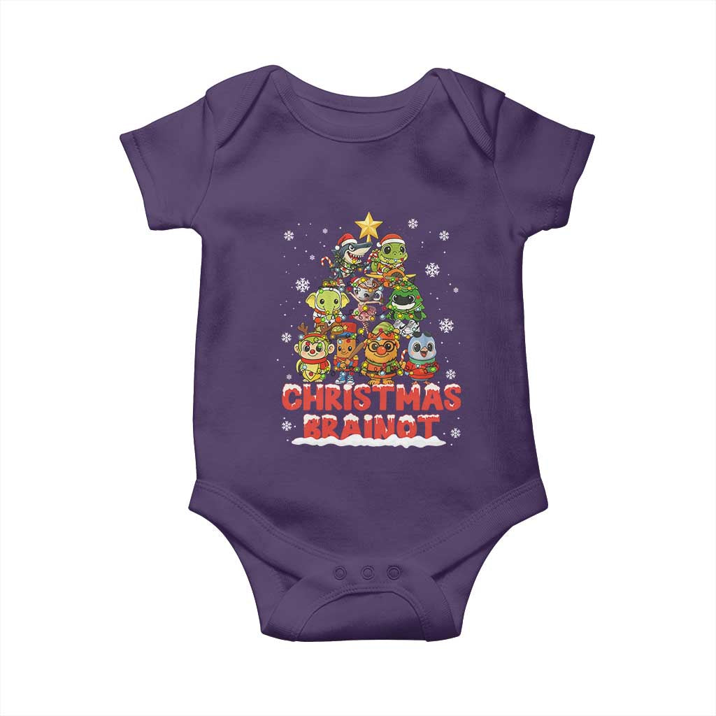 Italian Brainrot Christmas Tree Meme Baby Onesie - Wonder Print Shop