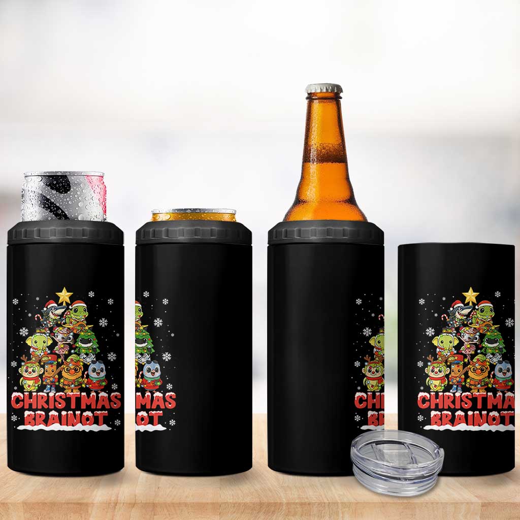Italian Brainrot Christmas Tree Meme 4 in 1 Can Cooler Tumbler - Wonder Print Shop