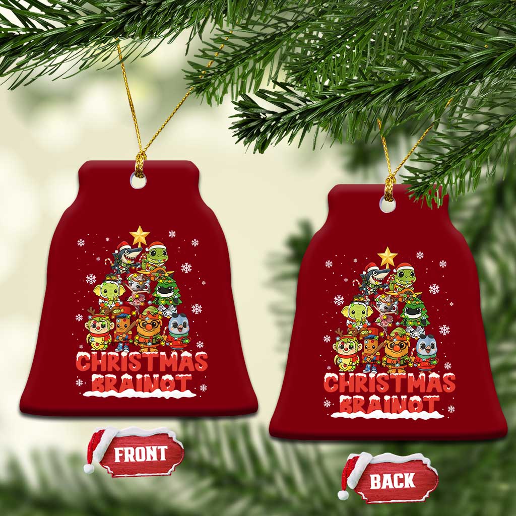 Italian Brainrot Christmas Tree Meme Ceramic Ornament - Wonder Print Shop