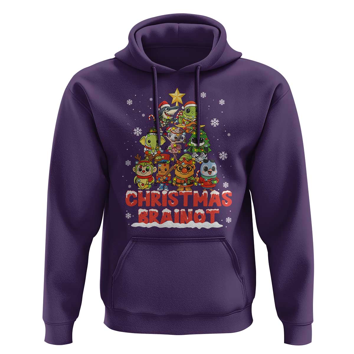 Italian Brainrot Christmas Tree Meme Hoodie - Wonder Print Shop