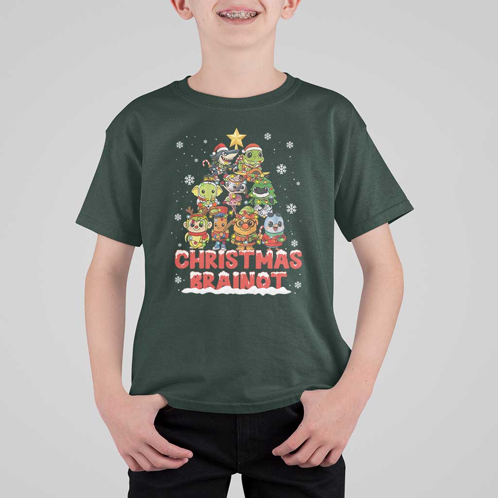 Italian Brainrot Christmas Tree Meme T Shirt For Kid - Wonder Print Shop