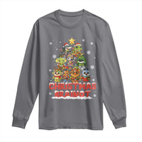 Italian Brainrot Christmas Tree Meme Long Sleeve Shirt - Wonder Print Shop